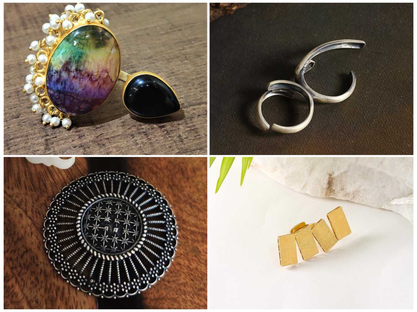 Explore these ladies earrings, necklaces, rings, toe rings and the rest of our artistic jewelry selection