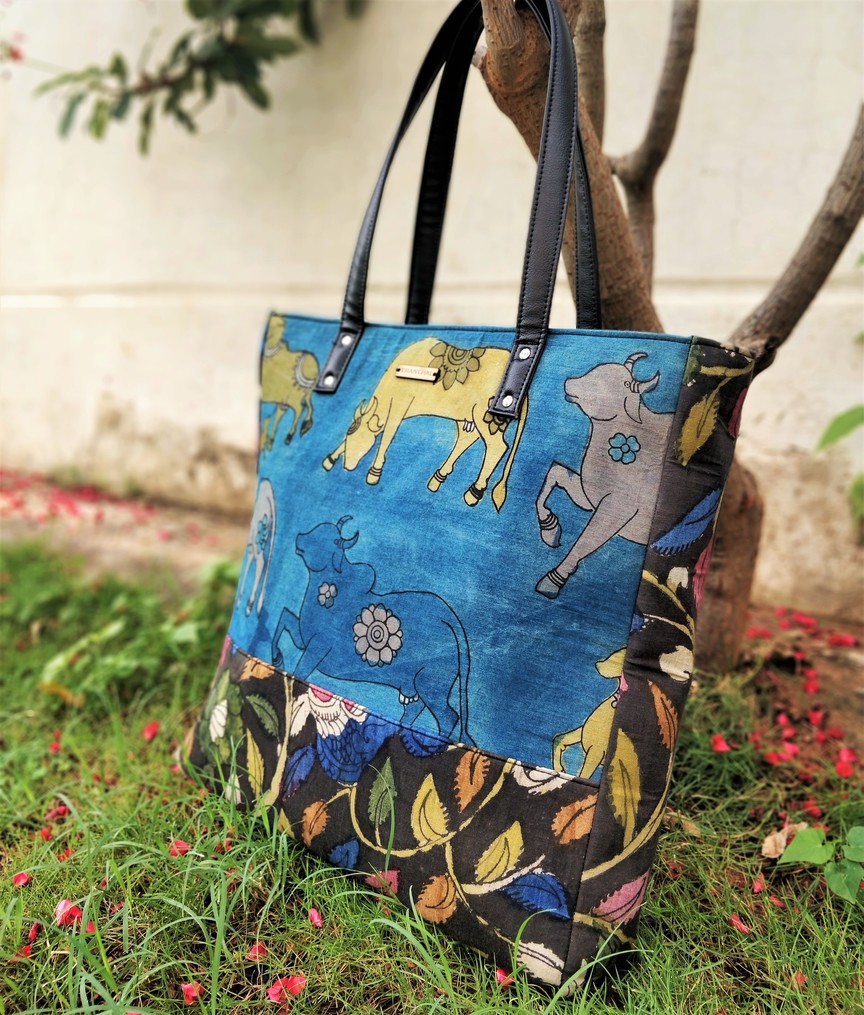Neelambari Tote Bag - Bags and Belts Women Accessories | World Art ...