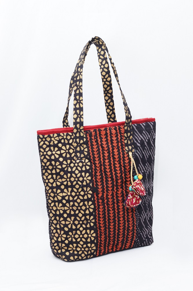 Batik Cotton Tote Bag 8 - Bags and Belts Women Accessories | World Art ...